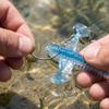 Ribbed T-Tail Soft Micro Long for Saltwater Bass