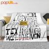 R E M Out Of Time 1991 Backprint Vintage Ultra-Soft Blanket Quilt Winter Sofa Cover Bed Covers