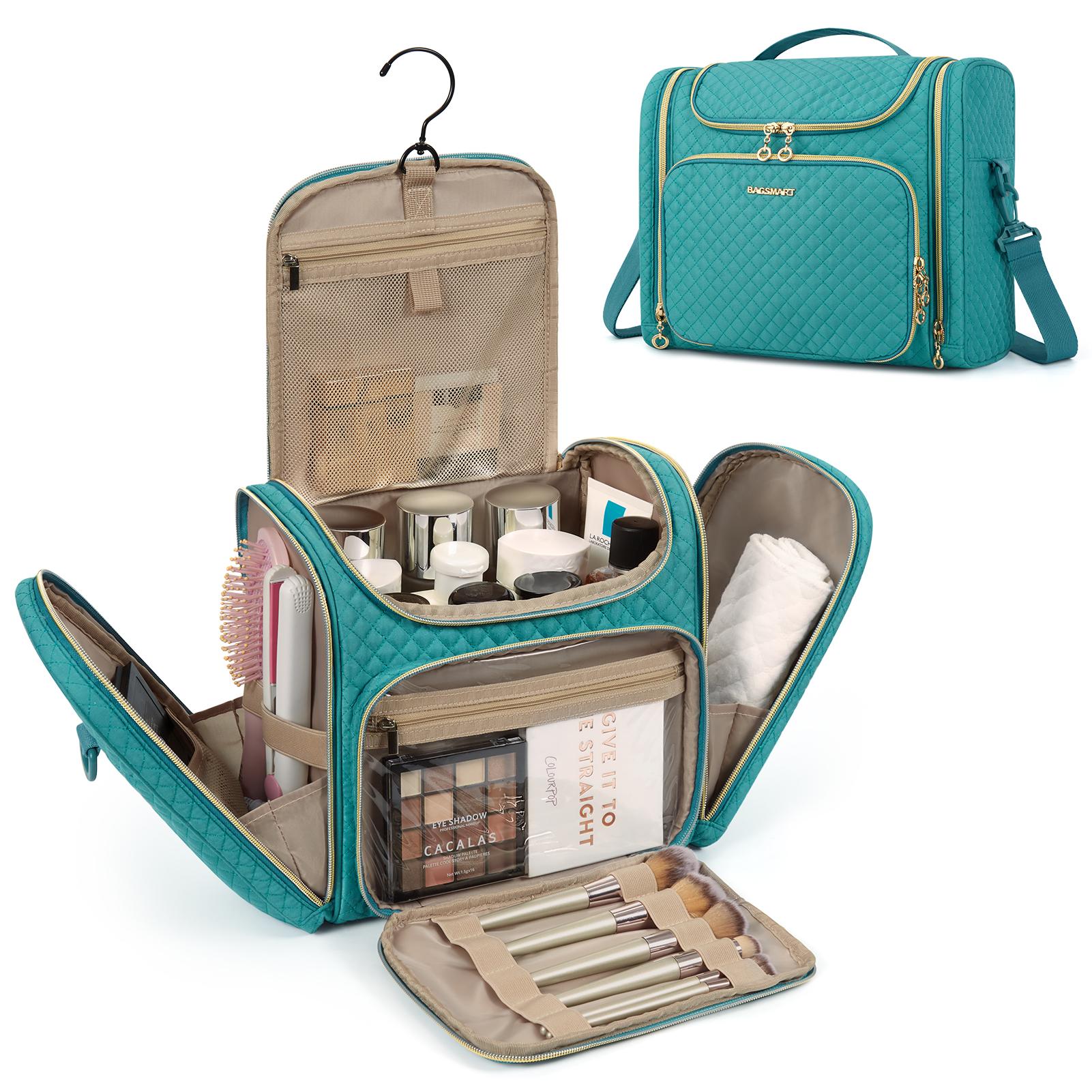 BAGSMART Makeup Bag for Women Water-resistant