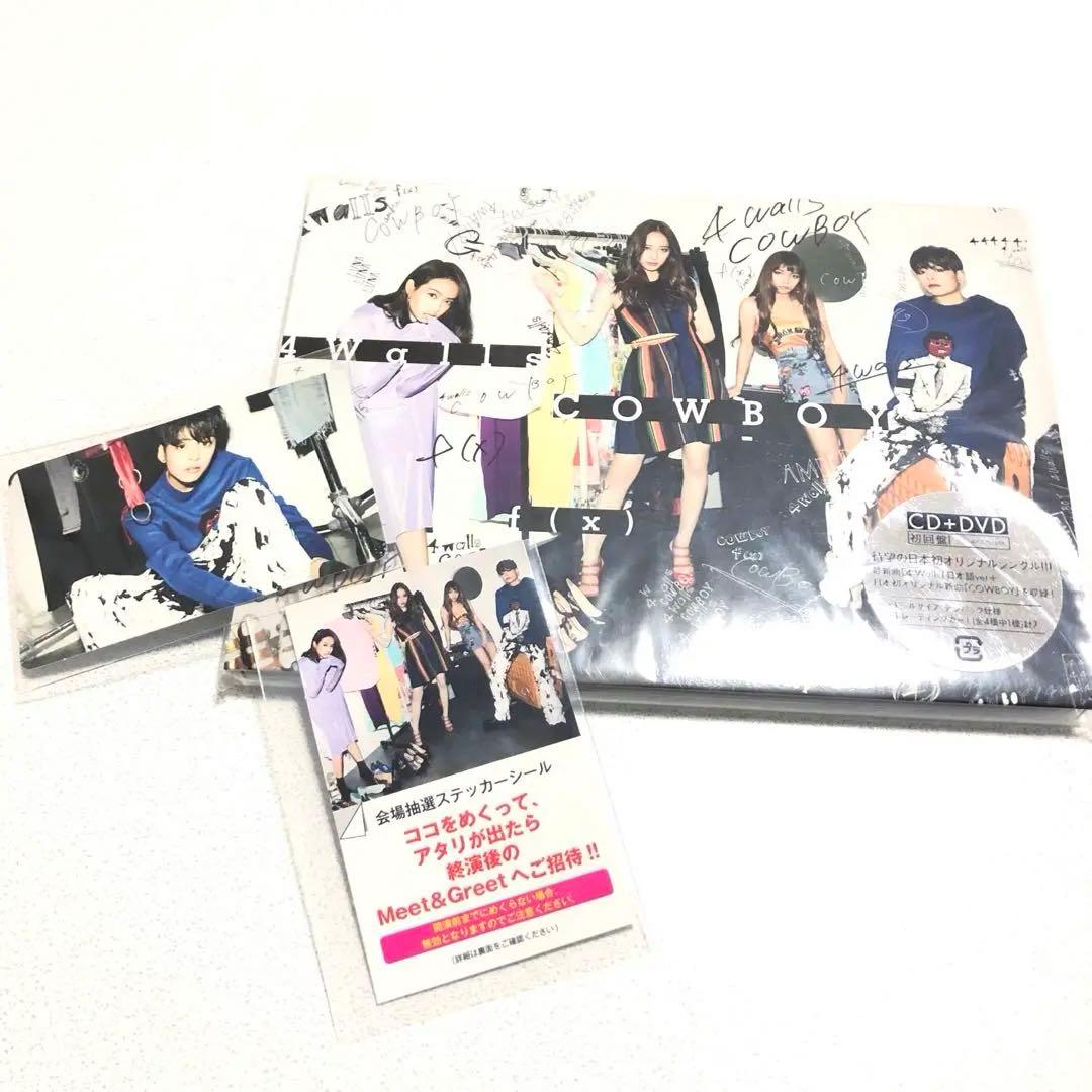 

[USED] f(x) 4Walls/COWBOY CD/DVD (Domestic Edition) Out of Print