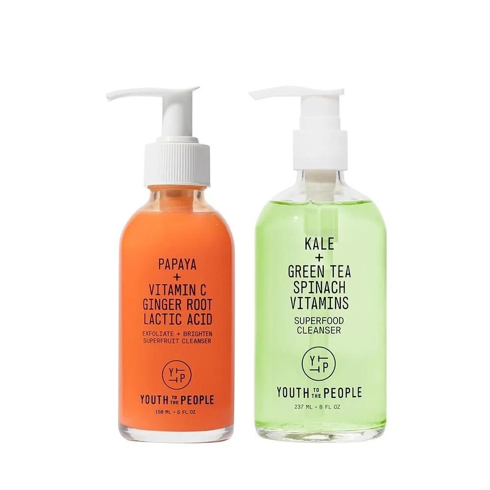 

Youth To The People Cleansing Duo Set 1 Pack Papaya + Kale Youth To The People Supercharged Cleansing Duo
