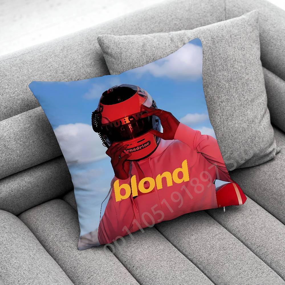 F-Фрэнк Оушен Блонд Канал Оранж Наволочка для Подушки 55x55см 40x40см 45x45см 50x50см 30x30см Квадратная Офисная Наволочка 30cmx30cm