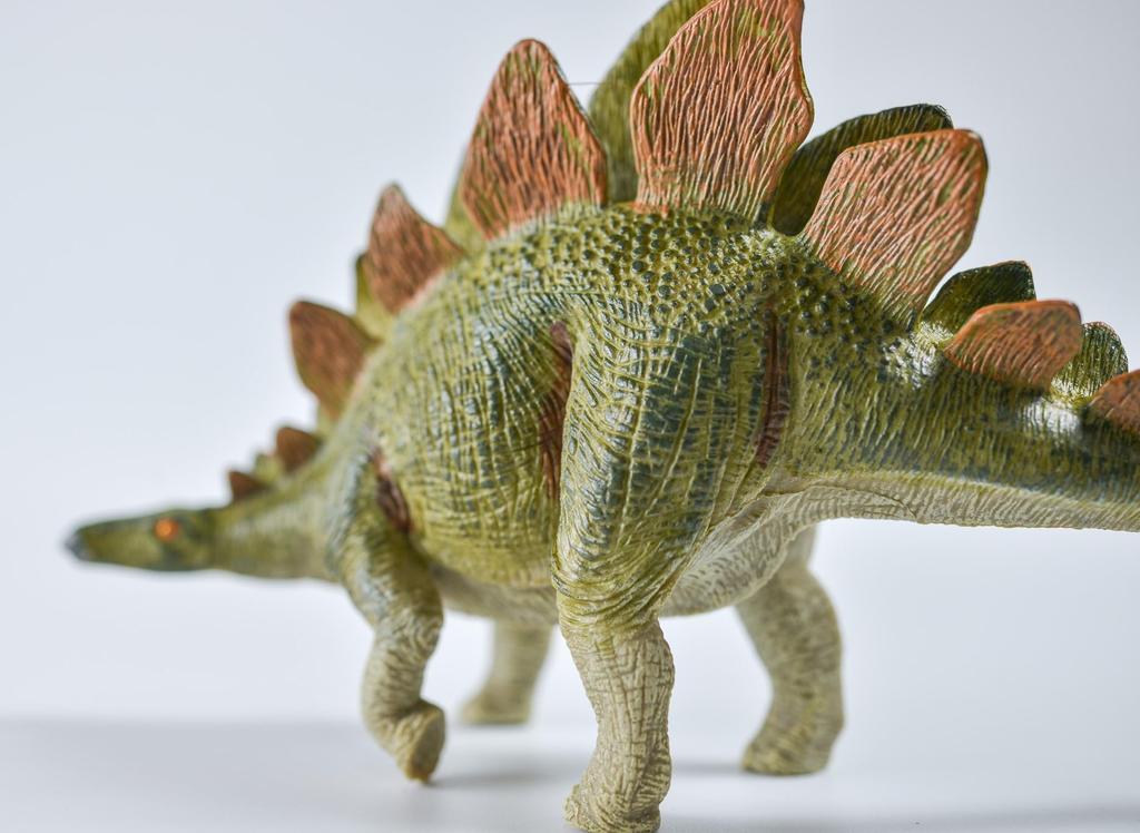 Figurka dinosaura SanDoll Realistický model Jurský 20cm třída Plaz Působivý masožravý dětský dárkový displej (Stegosaurus)