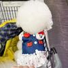 Pet Clothes, Dog And Cat Clothes, Summer Thin Traction Denim Vest Skirt, Teddy Bichon Small Dog