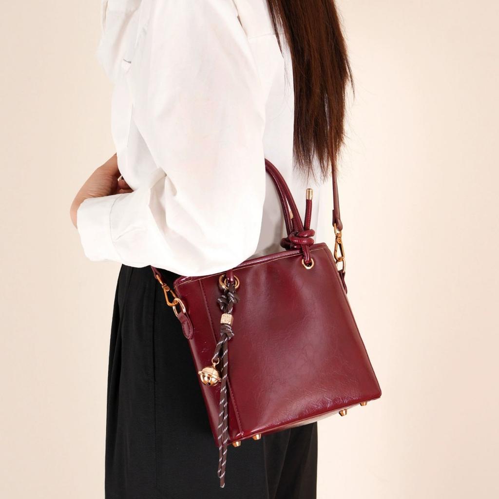 Red Bridal Wedding Bag Women'S Niche High-End Handbag Versatile Commuter Shoulder Messenger Bag