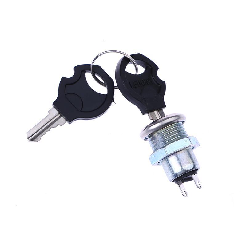 

1 Set Phone Lock Security Power Switch S1203 2Pin 2 Keys 12Mm Stainless Steel Electronic Key Switch On Off Lock Switch