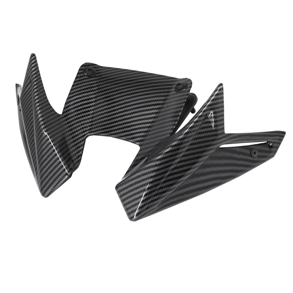 Motorcycle Front Wing Spoiler Downforce Naked Fairing Winglets Fit For Honda CB500 Hornet CB 500 2025 2025(Matte Black/Carbon )