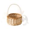 Hand-held Pearl Willow Flower Basket Rattan Souvenir Home Decoration Packaging Basket Flower Shop Flower Basket