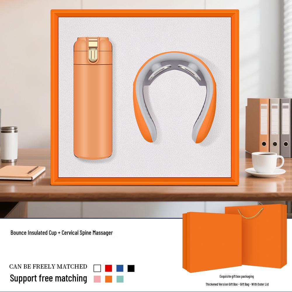 Custom Logo Insulated Mug Gift Set for Company Events and Customer Souvenirs