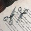 Dark Gothic Vintage Imitation Scissors Exaggerate Stud Earrings for Men Women Goth Punk copper Color Halloween Fashion Zircon