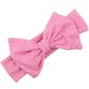 Fascia per capelli elasticizzata con fiocco, tinta unita, per neonati e bambini, accessorio per capelli