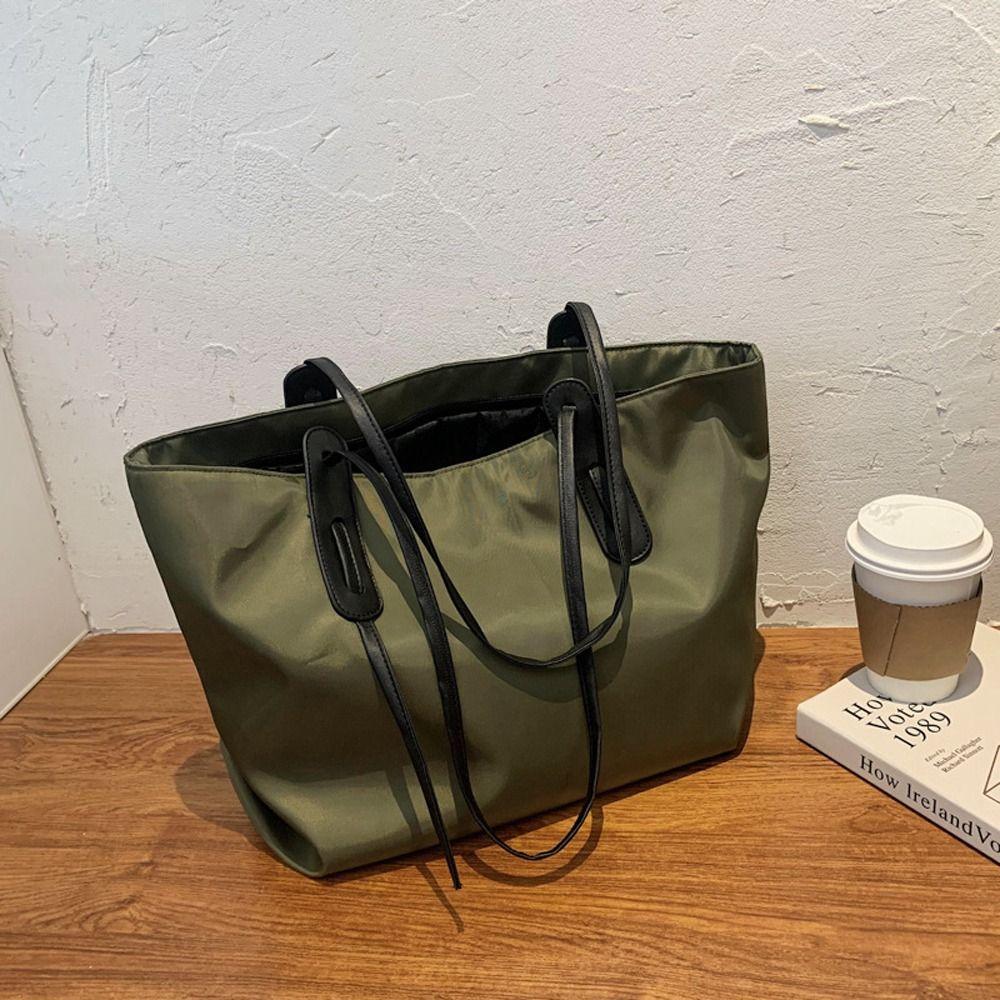 Oxford Cloth Shoulder Bag Large Capacity Handbags Shopping Bag Women's Bags  Streetwear