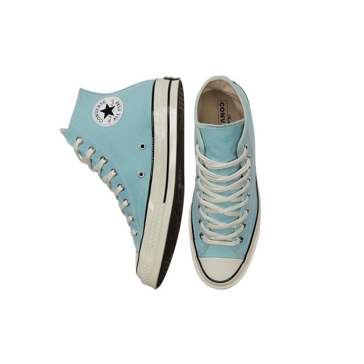 Converse Chuck 70 High Sezónní barva - Soft Juniper Unisex tenisky Modrá Egreta Černá A00621C