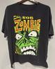 2012 Rob Zombie Green Monster Graphic Black Unisex Tshirt Reprint S5XL Unisex T-Shirt
