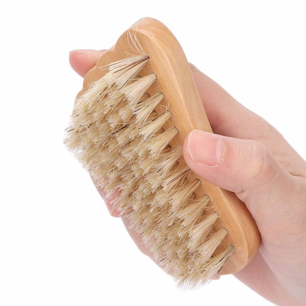 Naturborsten Finger nagel Zehen nagel Peelingbürste Holz Pediküre Maniküre Reinigungsbürste Pediküre