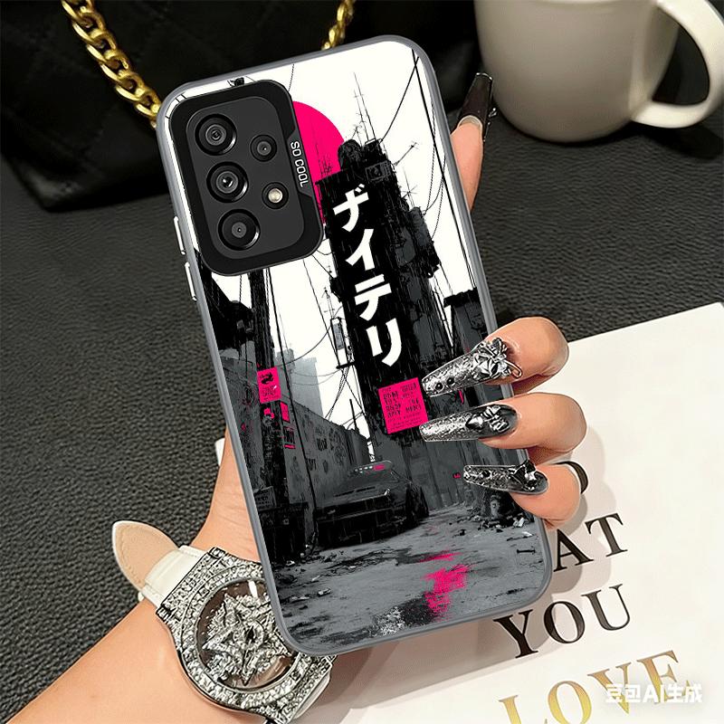 Cyberpunk Aesthetics Shockproof Phone Case for Samsung A17 A16 A15 A14 A37 A57 A36 A56 A26 A35 A55 A25 A34 A54 A24 A13 A23 A33 A