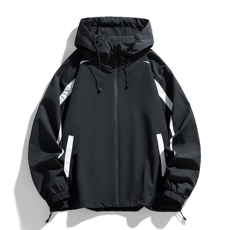 Tooling Hooded Jacket Jacket Men's New Spring and Autumn Large Size Outdoor Functional Sports Mountain Charging Top Men's Clothing