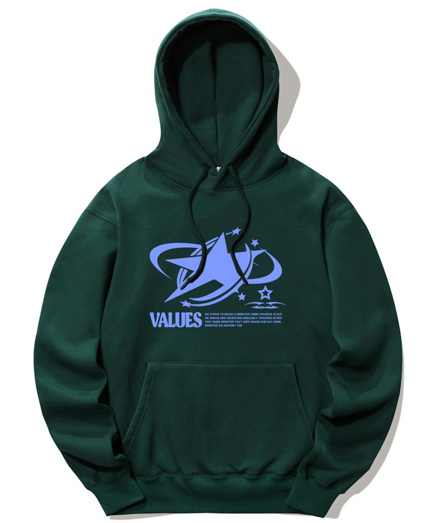 Blue Stars Graphic Hoodie - 9 Colors (Type A)