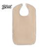 Adult Bibs with Clothing Protector Large Solid Bib Snap Buttons Color Waterproof Deep Crumb Adjustable Closure Catcher Design Eating