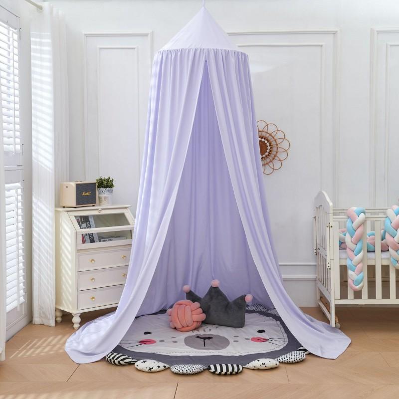 Nordic Style Ceiling Bed Canopy Baby Crib Breathable Mosquito Net Windproof Curtain Nursery Room Decor