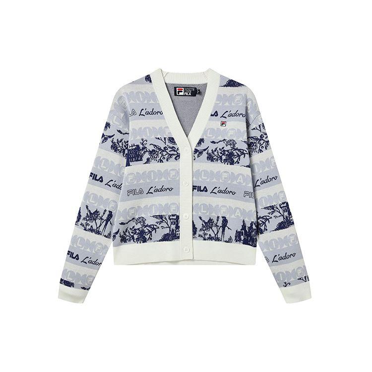 

Женский однобортный трикотажный топ с длинным рукавом и принтом в виде цветных блоков и V-образным вырезом, серый F11W238404F-ZA M