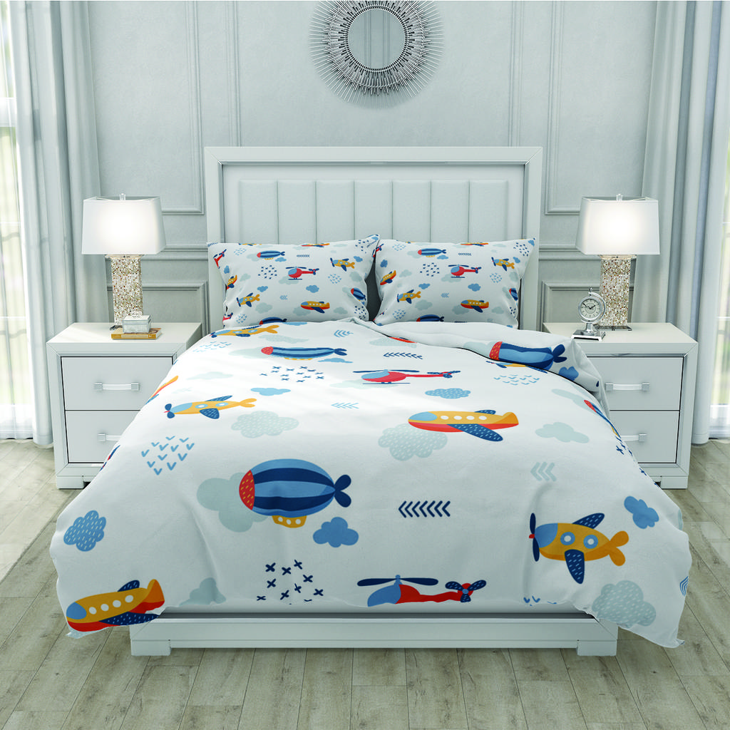 3D Printed Cartoon Style Duvet Cover Kit Ultra-fine Fiber Pillowcase 2024 New Wholesale Cute And Comfortable Animal Kit