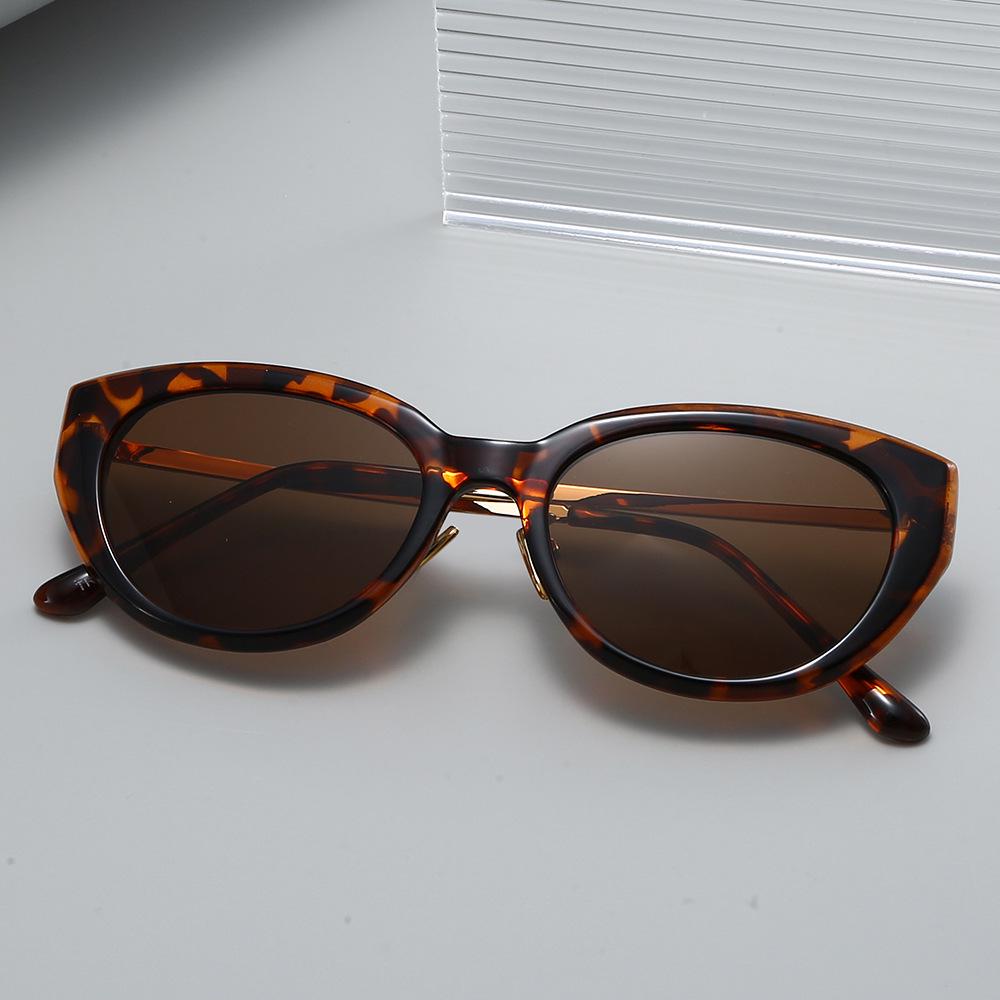 High-End Korean Style Cat-Eye Women's Sunglasses, UV Protection, Polarized TR9122