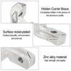 20Pcs Silver 4040 T Slot L Shape Corner Bracket With 40Pcs Screws For Aluminum Profiles With A Slot Size Of 6mm Hardware Tools