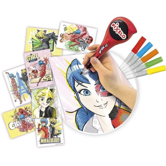 Pixelo électronique miraculous® - activités artistiques - lansay - dessin et coloriage - dès 6 ans