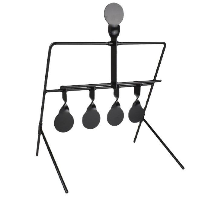 IDPA IPSC CS Tactical Wind Chime Shooting Target: Metal Soft Bullet Competition & Training Ornament.