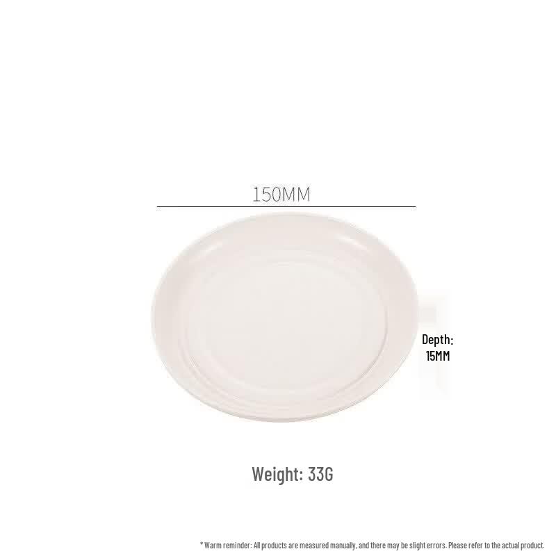 Biodegradable Wheat Straw Disposable Plate