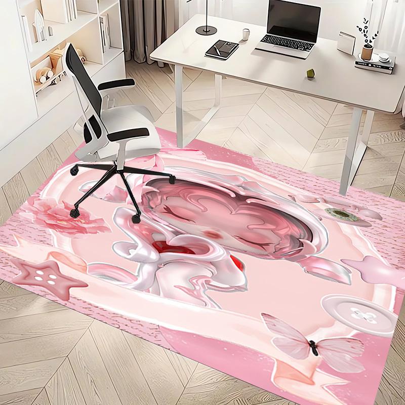 Skullpanda Print Area Rug - Soft,Washable Non-Slip Indoor Mat,Living Room,Home Office Decorative Rug