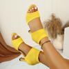 Chaussures pour femmes grande taille Sandales à plateforme à bout ouvert et talon haut pour femme Fines Sexy Épaisses Avec Sandales Romaines