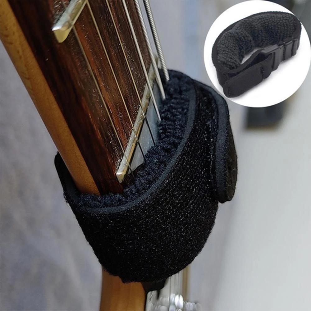 Black Color Accessories Acoustic Guitar for Bass Guitar Beam Tape Damper Mute Noise Muter Wraps Guitar Fret String Dampeners