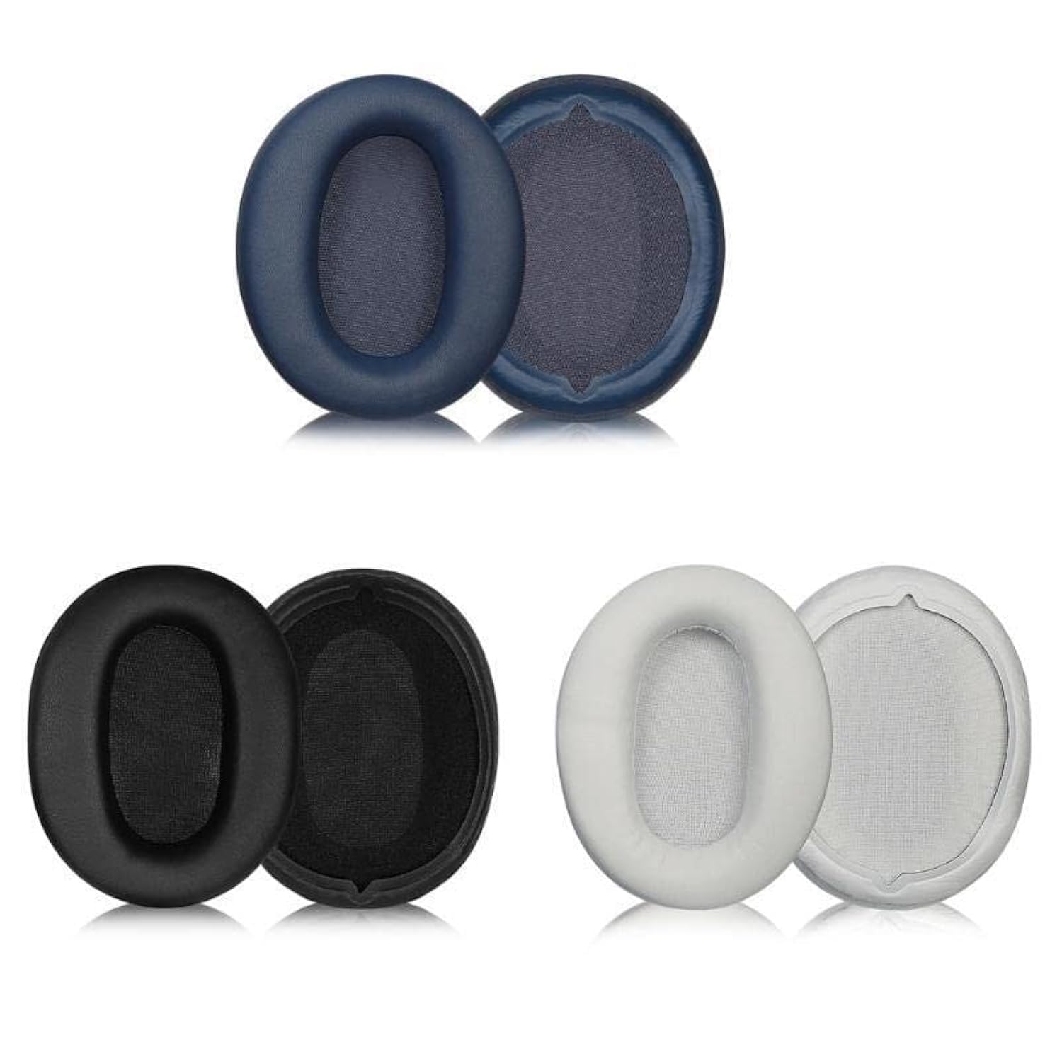 

Replacement Ear Pads Earmuff Cushion for Sony Headphones Headset Cover Ear Plug Earbuds Protein Leather Sponge WH-CH710N (Gray) серый