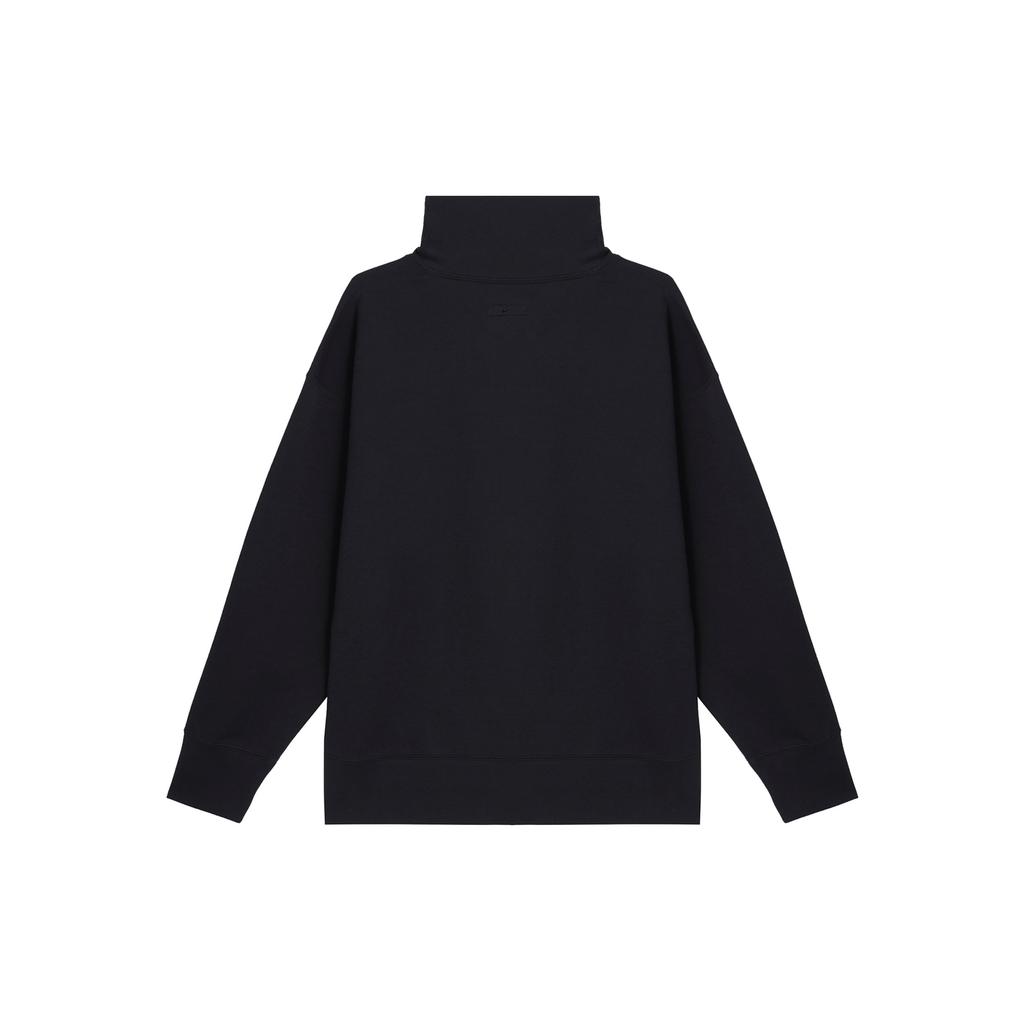 Nike Sportswear Tech Fleece Reimagined Oversized Sweatshirt Black/Black Men Streetwear FB8170-010
