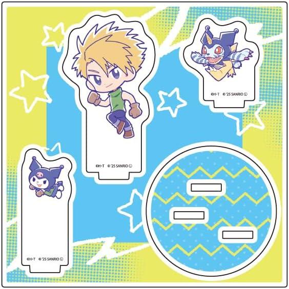 Digimon Adventure x Sanrio Characters 02 Matt Ishida & Gabumon x Kuromi [Collaboration Illustration] Die-cut Acrylic Stand Plate