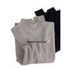Women's Autumn/Winter 2026 Korean-Style Half-High Collar Thick Sweater: Versatile Inner and Outer Wear