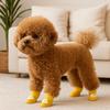 4Pcs/Set Waterproof Puppy Shoes Anti Slip Sole Pet Paw Protector Pet Rain Boot  Rainy Weather