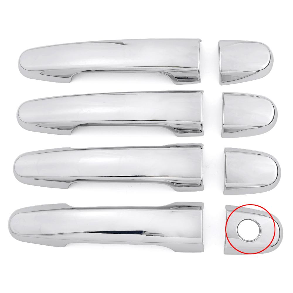 Pentru Toyota Highlander 2001-2007 cromat mâner ușă capac Trim & ușă bol capac mașina styling decora 2002 2003 2004 2005 2006