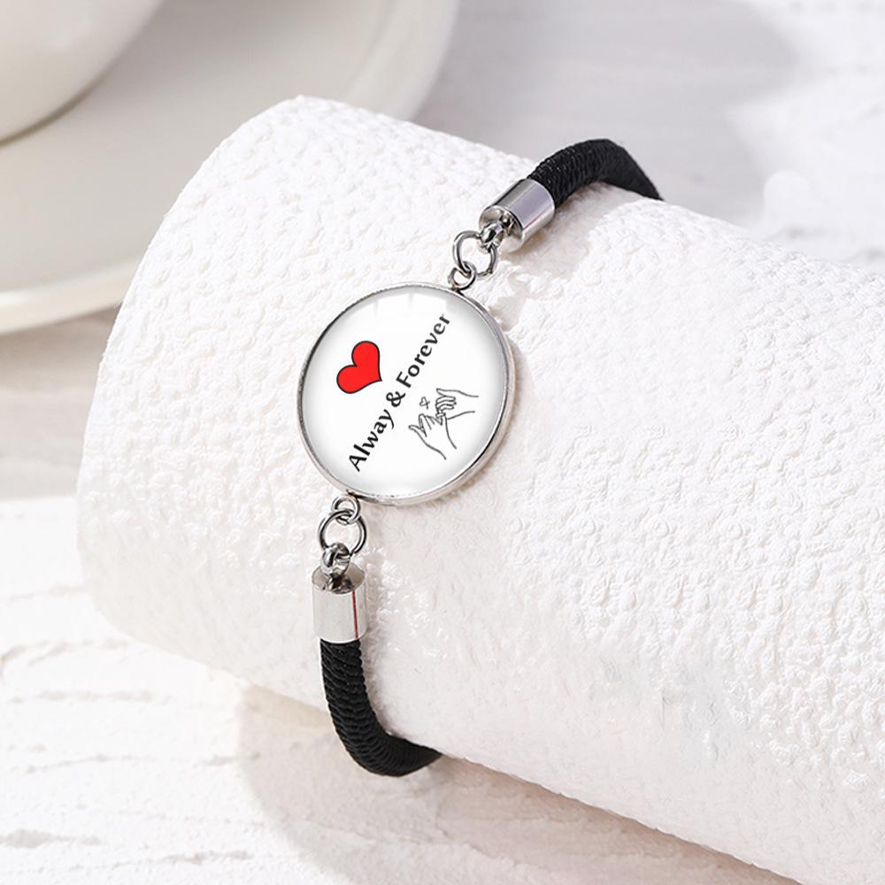 2024 Sun and Moon Lovers Stainless Steel Valentine's Day Couple Bracelet