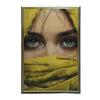 Mysterious Eyes Mysterious Eyes, 30X40 Cm, Gold Aluminum Frame, 230 Gsm Matte Paper