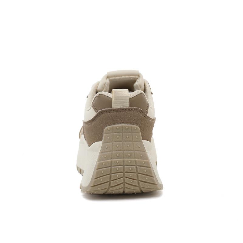 HY new spring and autumn thick-soled simple low-top heightening college trendy student board shoes