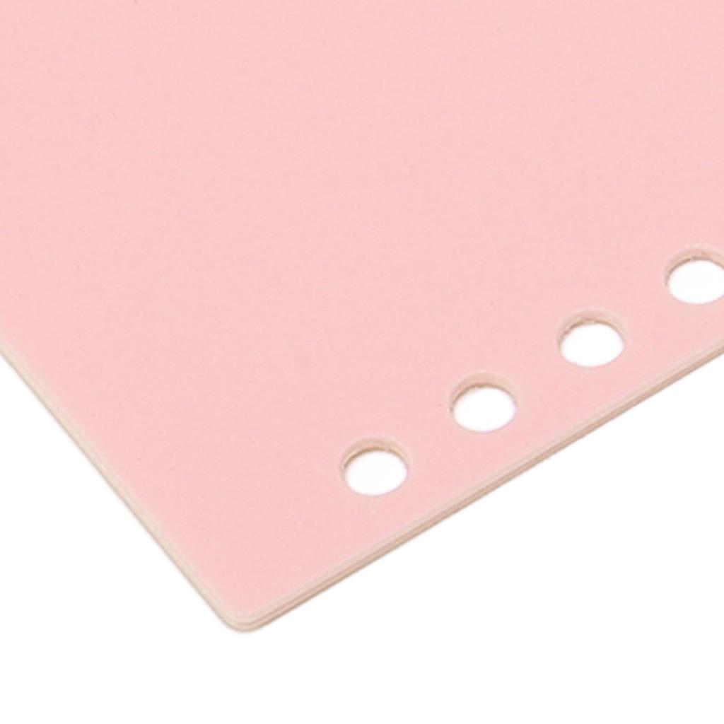 20 Sheets Loose Leaf Binding Cover 20 Holes Flexible PP Plastic Loose Leaf Presentation Binding Case