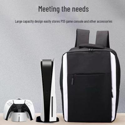 PS5 Waterproof Console & Controller Storage Bag: Protective Hard Case Shoulder Handbag