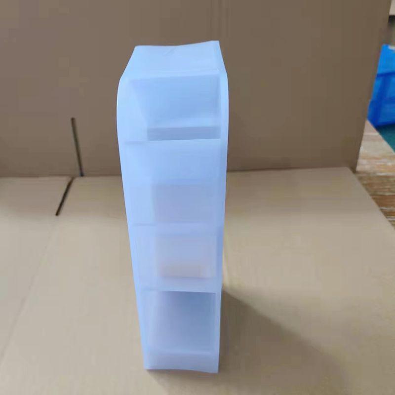 Slanted Pen Holder Lipstick Storage Box Four-compartment Cute Multi-functional Pen Holder for Students' Desks