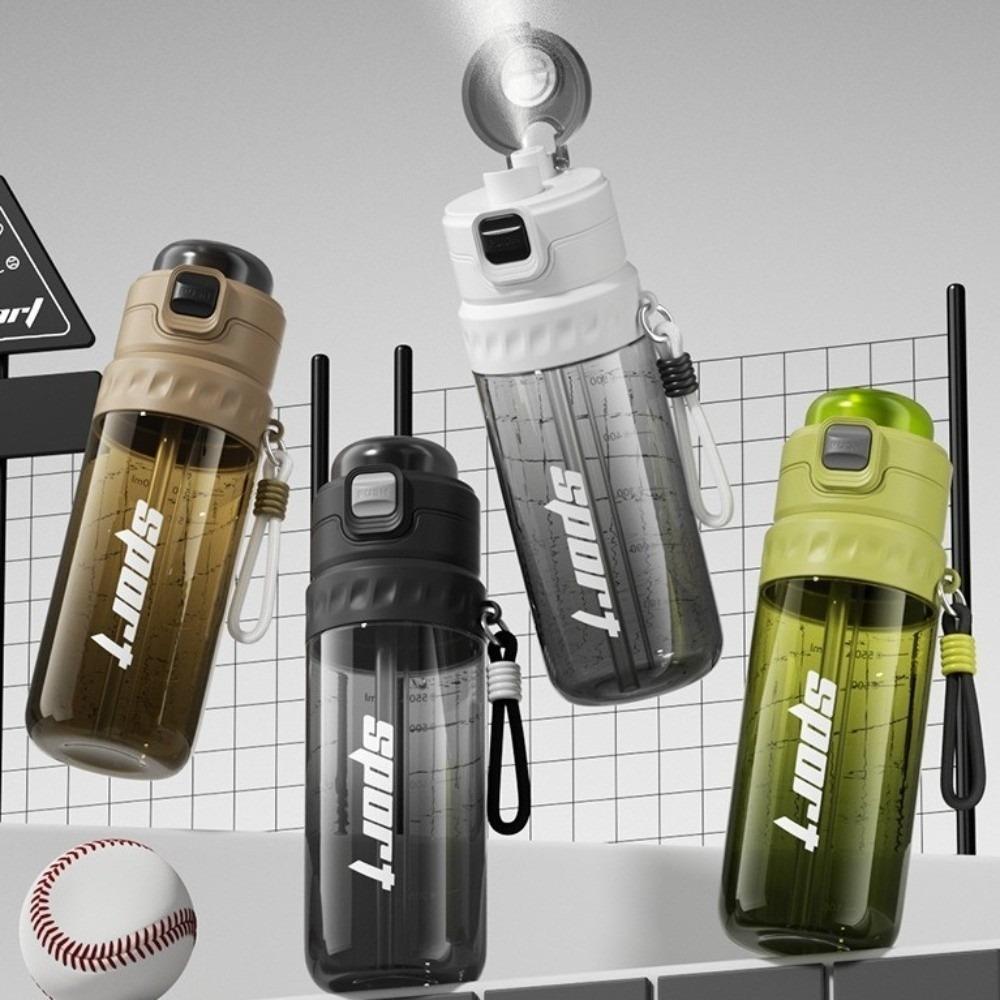 Portable Sports Water Cups Anti-Accidental Touch Large Capacity Cup Outdoor Fitness