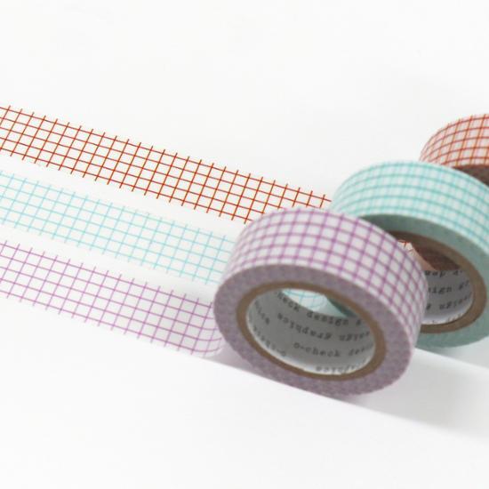 OCHEK Μοτίβο Πλέγματος Χαρτοταινία Μασκαρίσματος (Επιλέξτε 1 από 3 τύπους), μια δημοφιλής φράση στην Κορέα