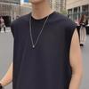 Herren Trendige Ärmellose Weste in Unifarbe - Sportliches Top im koreanischen Stil