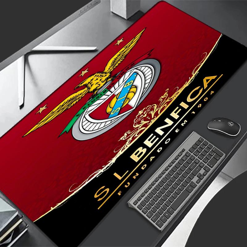 Sport Lisboa e Benfica Theme Premium Non-slip Mouse Pad with Stitched Edges,Durable Rubber Material,for Desktop & Gaming Great Gifts